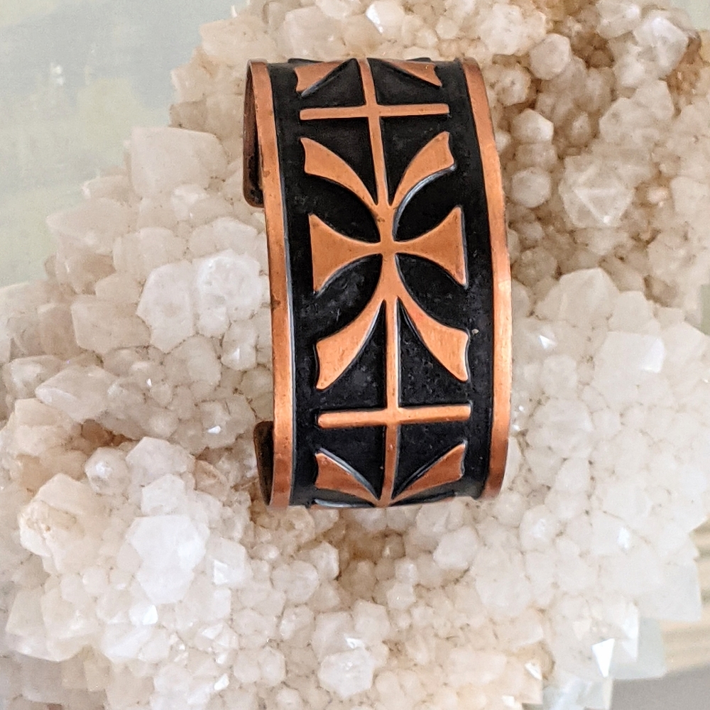 🏆HP🏆 70's Vintage Copper Cuff Bracelet